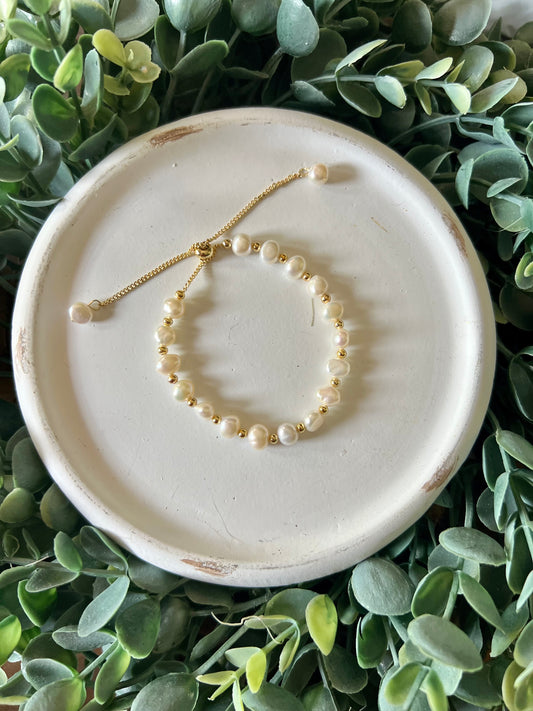 Pearl Adjustable Bracelet